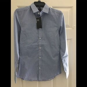 new H&M slim fit long sleeve shirt size XS